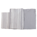 制菌防臭寝具9点セット シャビボーダー グレー