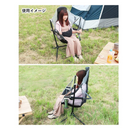 【 Land Field 】 キャンピングスウイングチェア | LF-OSC010 グレー(GR)・レッド(RD)