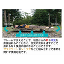 【 Land Field 】 アウトドア ローコット | LF-LC010-BE