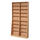 【お客様組立品】 高さ180cm幅90cm 文庫本500冊以上収納可能な本棚 FRM-0009