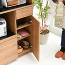 【お客様組立品】 北欧キッチンシリーズ 幅 90cm レンジボード FAP-0018