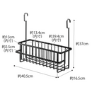 【tower】引っ掛けバスルームバスケットタワーワイド 山崎実業 6617/6618