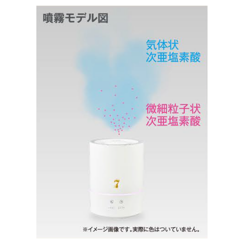 環境技術普及機構】次亜塩素酸水ウイレスセブン超音波噴霧器 ＋ 10L QB