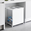 【tower】目隠し分別ダストワゴン タワー ４５Ｌ ２分別 山崎実業 1824/1825