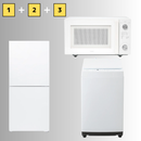 【TWINBIRD】選べるシングル新生活セット 冷蔵庫（121L）・洗濯機（5.5㎏）電子レンジ（20L）組み合わせ自由！