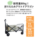 【 Land Field 】 アウトドアワゴン・ベージュ | LF-OW010-BE