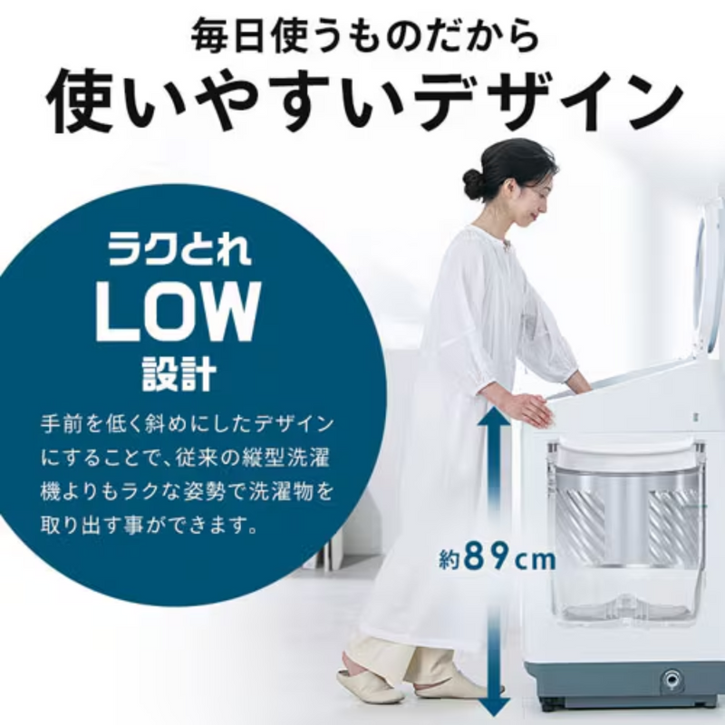 【アイリスオーヤマ】<br>洗濯機　10kg　OSH<br>ITW-100A02-W