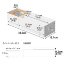 【tower】ペーパータオル＆ダストオーガナイザー タワー 山崎実業 10745/10746