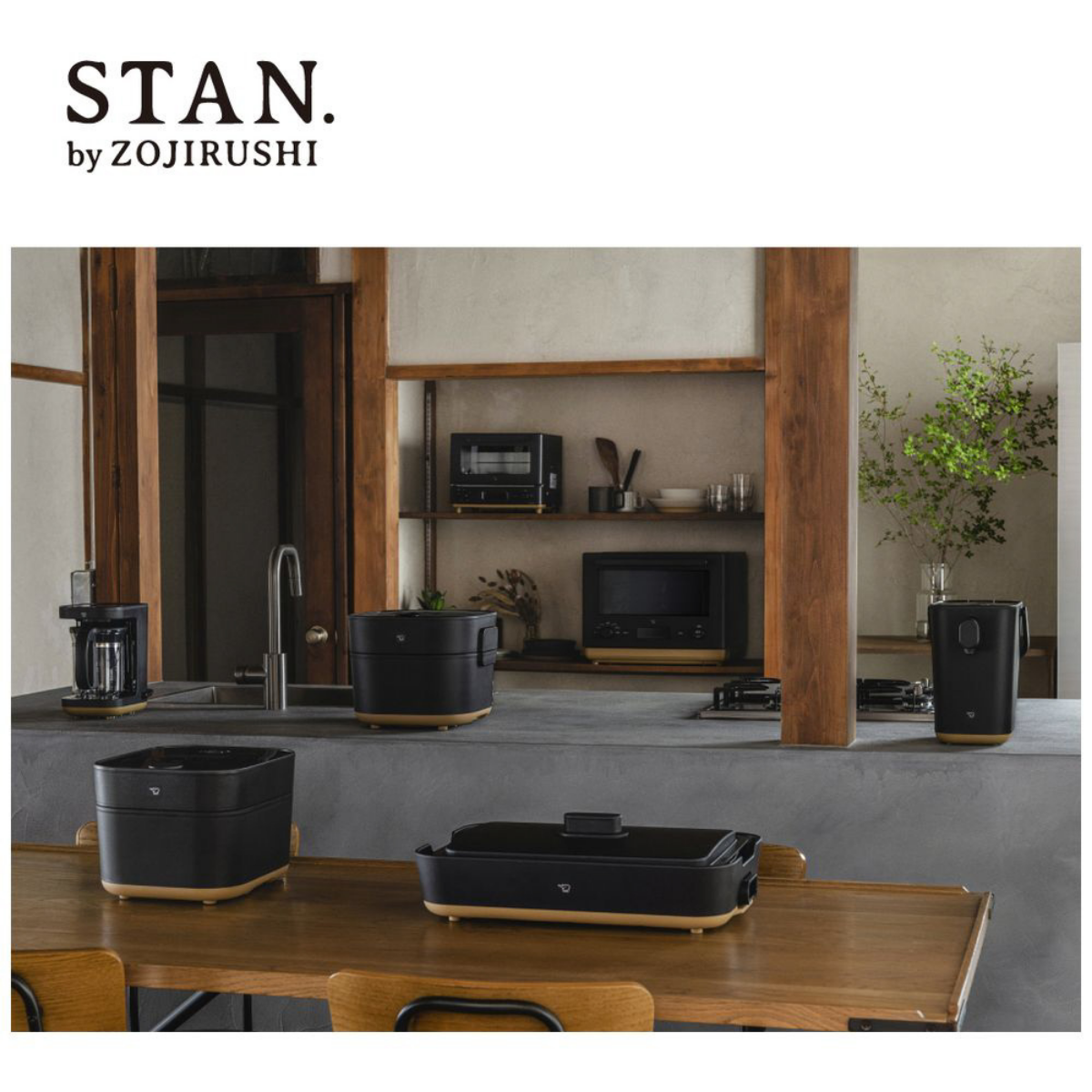 象印】STAN. オーブントースター ブラック EQ-FA22-BA 象印】STAN. オーブントースター ブラック EQ-FA22-BA