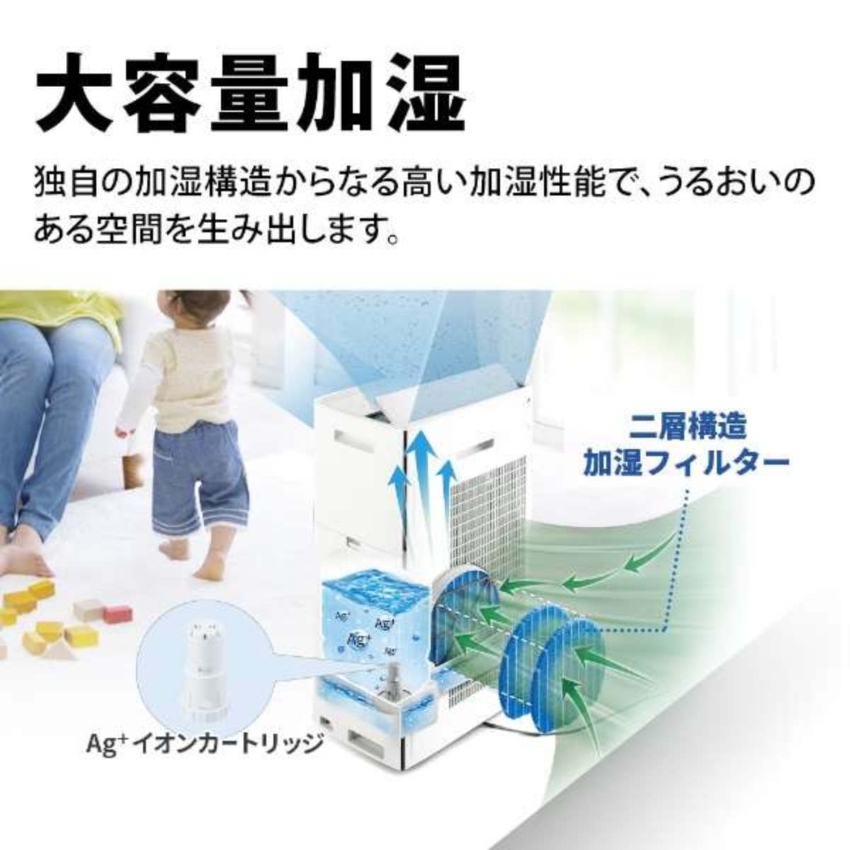 シャープ】加湿空気清浄機 KI-TX70 シャープ】加湿空気清浄機 KI-TX70