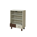 【お客様組立品】 Two-tone BOXシリーズ ガラス扉＆チェスト FMB-0001