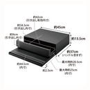 <!--まごころ-->【tower】ツーウェイキッチン家電下引き出し＆スライドテーブルタワー 山崎実業 2007/2008