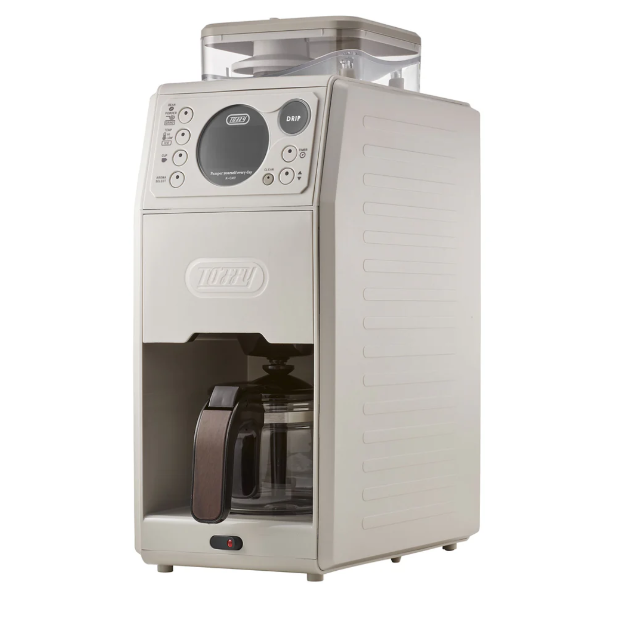 Toffy 全自動ミル付カスタムドリップコーヒーメーカー K-CM9