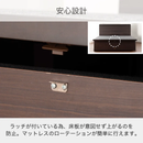 【在庫限定1点限り！】シモンズ シエラフラット リフト セミダブル ミディアム色