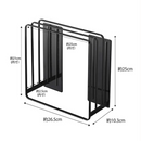 【tower】乾きやすいマグネット風呂蓋スタンド ホワイト ブラック 山崎実業 5085/5086