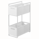 【tower】シンク下収納バスケットタワー 2段 山崎実業 5218/5219