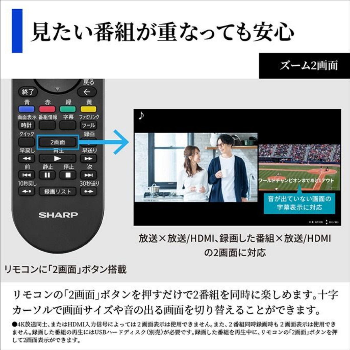 SHARP】AQUOS 液晶テレビ「HN2」4T-C50HN2（50v型）