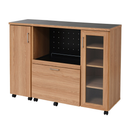 【お客様組立品】 北欧キッチンシリーズ 幅 120cm キッチンボード FAP-1022SET