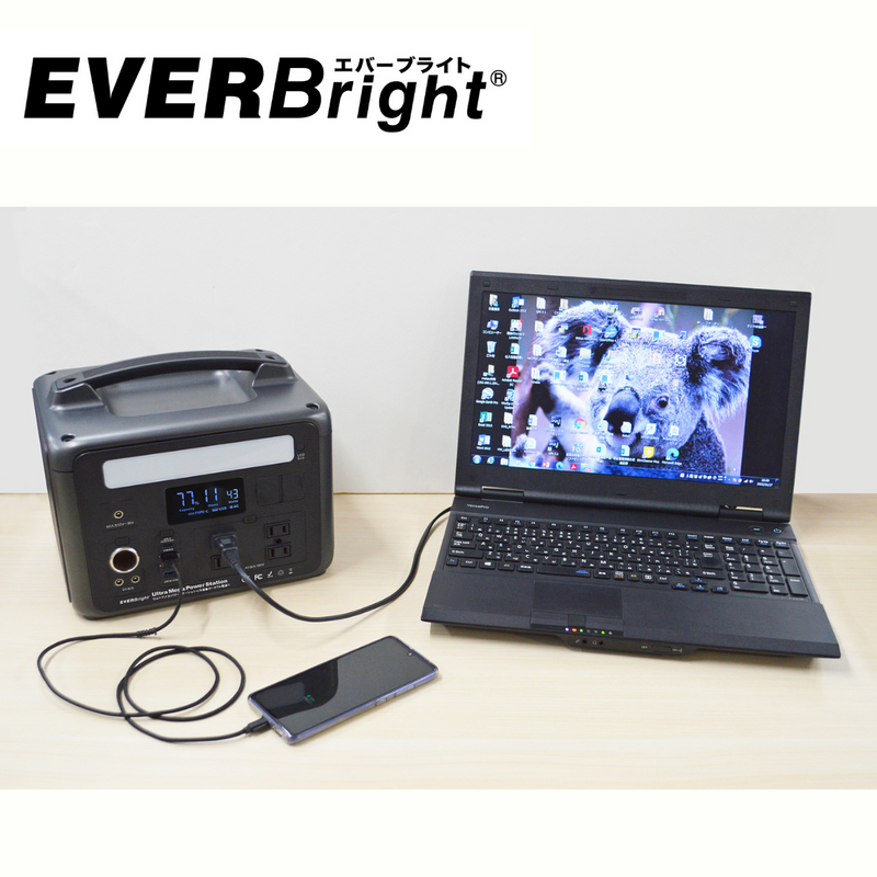 【EverBrite】, 大容量20万mAh(640Wh) ポータブル電源, ウルトラメガパワーステーション | SSBUMPS