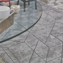 ビンテージ風デザインラグ 【ネイカ】