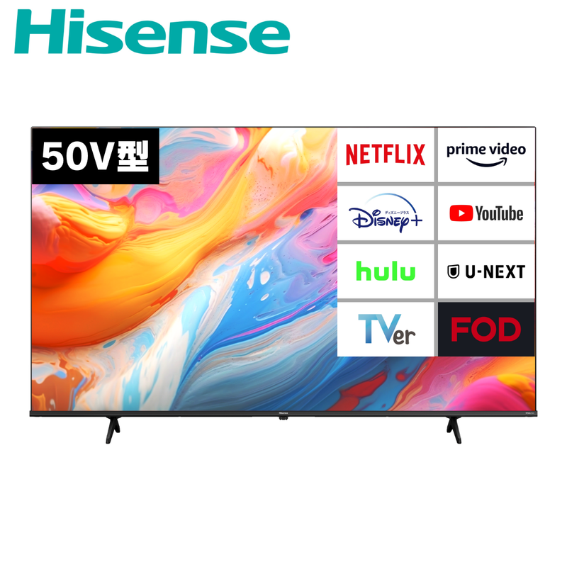 【Hisense】<br>液晶テレビ　50A6K