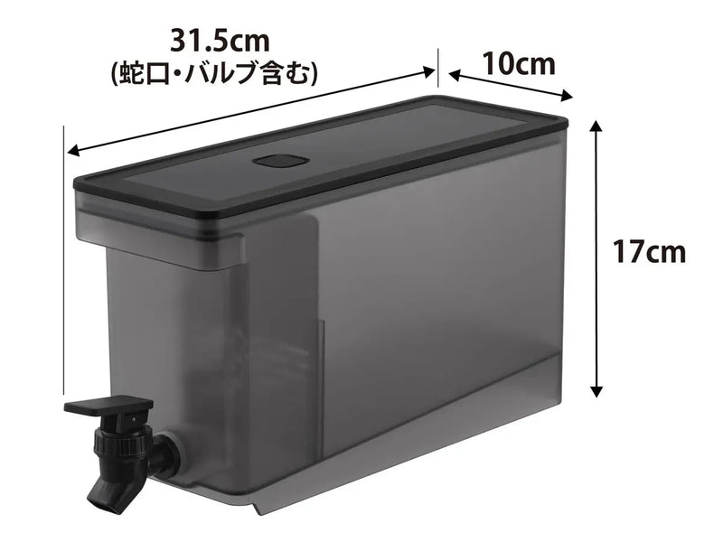 【tower】冷蔵庫ドリンクサーバー2.8L<br>タワー　山崎実業　1582/1583