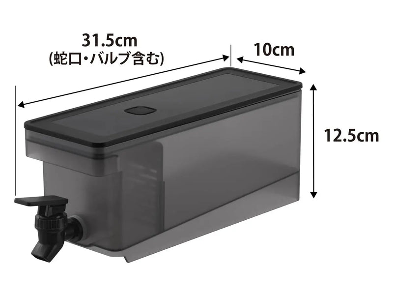 【tower】冷蔵庫ドリンクサーバー1.8L<br>タワー　山崎実業　1584/1585