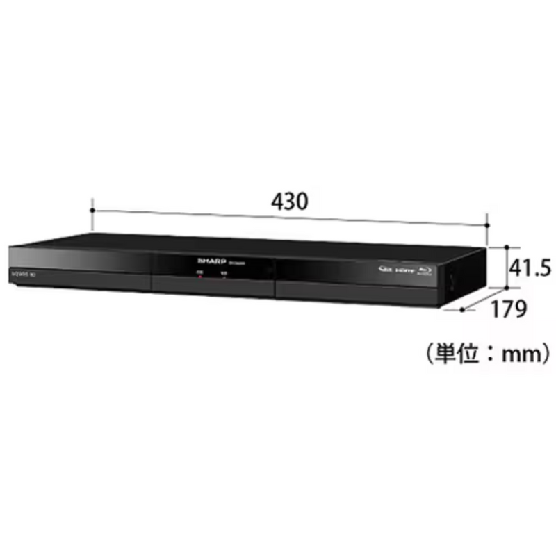 SHARP】 ブルーレイディスクレコーダー 1TB 2B-C10GW1 SHARP】 ブルーレイディスクレコーダー 1TB 2B-C10GW1
