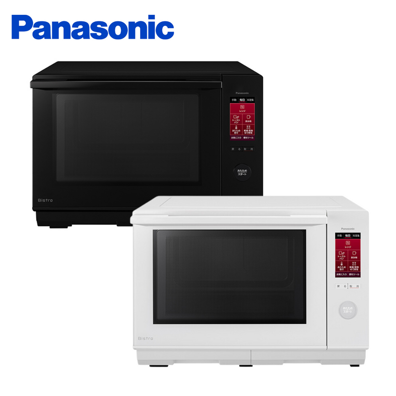 【Panasonic】, スチームオーブンレンジ ビストロ 　NE-BS6A , ブラック(K) / ホワイト(W)