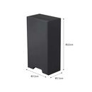 【tower】ツーウェイマスク収納ケース ホワイト ブラック 山崎実業4954/4955