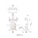 【朝日木材加工】 壁寄席テレビスタンド WS-C690
