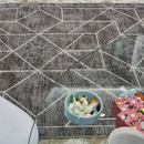 ビンテージ風デザインラグ 【ネイカ】