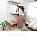 【お客様組立品】アイアンワードローブ　コーナン オリジナル　