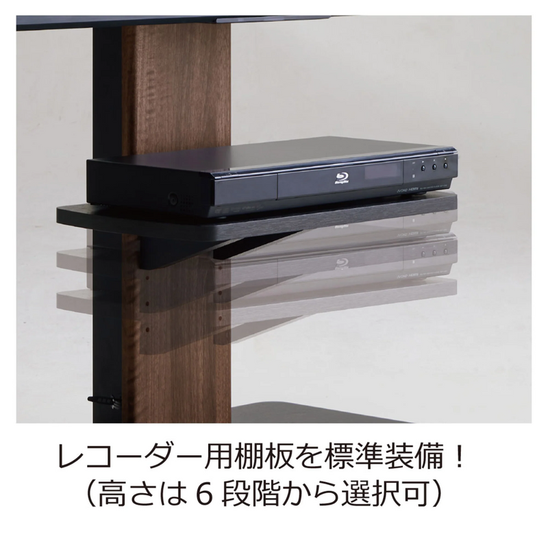 朝日木材加工】 壁寄せテレビスタンド WS-J600-BK 朝日木材加工】 壁寄せテレビスタンド WS-J600-BK