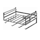 【tower】戸棚下多機能ラック ホワイト ブラック 山崎実業 2845/2846