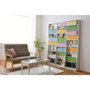 【お客様組立品】 高さ180cm幅150cm 文庫本800冊以上収納可能な本棚 FRM-0011