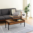 【お客様組立品】 ELVISシリーズ 幅94.5cm 高さ40～54cm リフティングテーブル KKS-0023