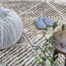 トルコ製 カービングシャギーラグ【ハロール】