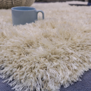 ウールブレンド 本格派ラグジュアリーシャギーラグ【マーレ】