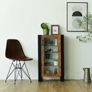 【お客様組立品】 brooklynシリーズ ガラス棚ディスプレイ FBR-0004