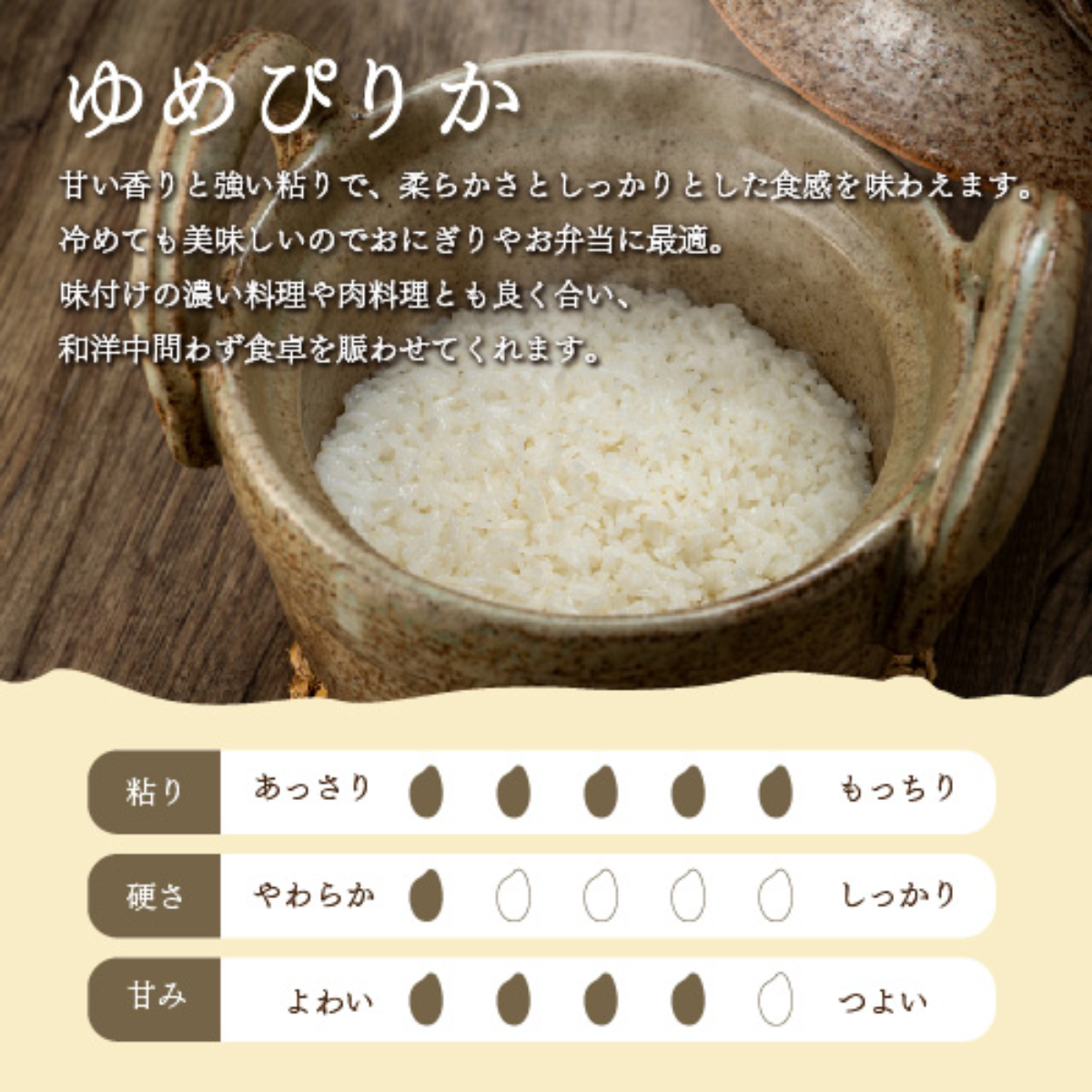 令和7年産】無洗米 北海道産ゆめぴりか 2kg~15kg