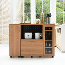 【お客様組立品】 北欧キッチンシリーズ 幅 120cm キッチンボード FAP-1022SET