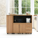 【お客様組立品】 北欧キッチンシリーズ 幅 120cm キッチンボード FAP-0030SET