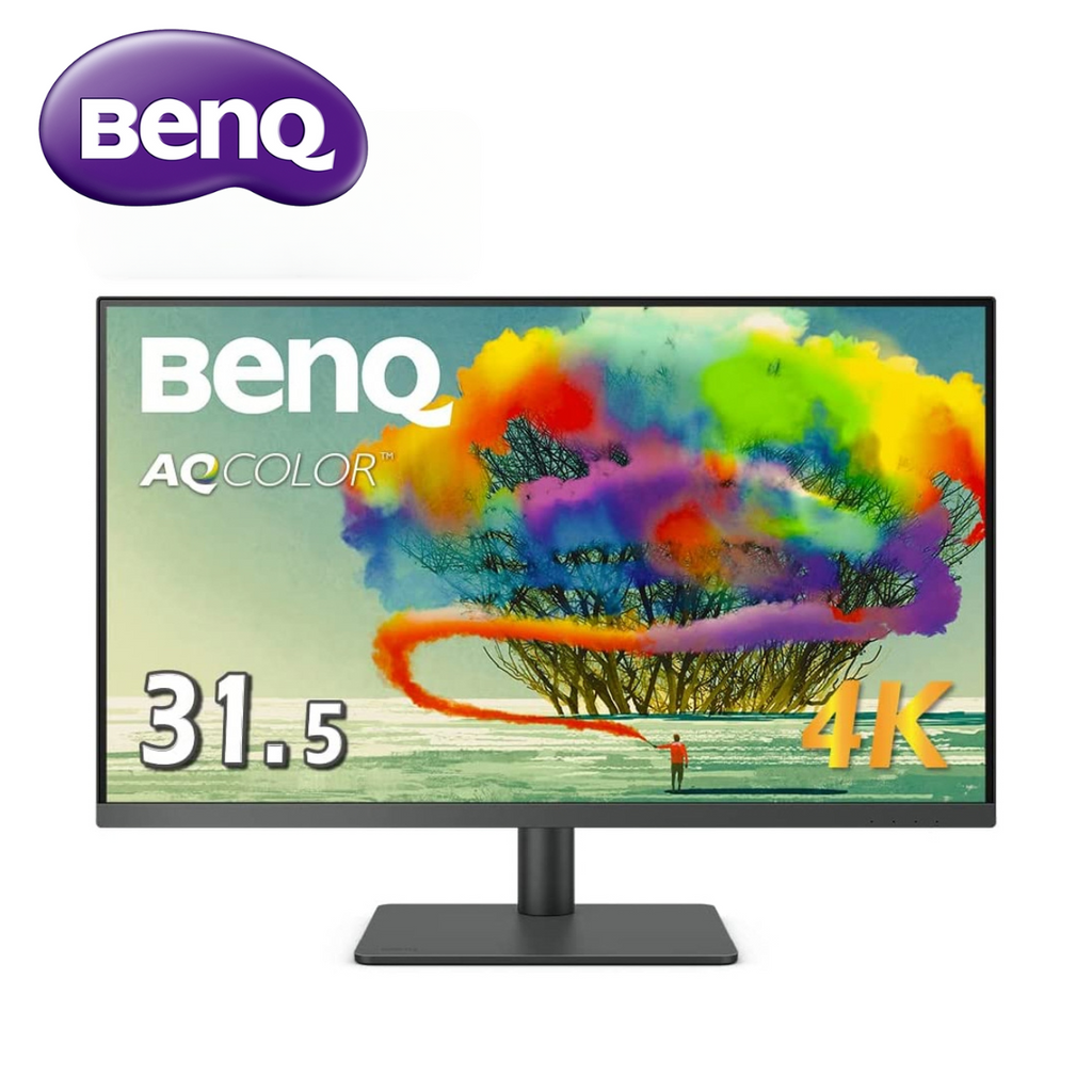 BENQ EW3270U 4K 31.5インチ モニターアーム付き - 周辺機器