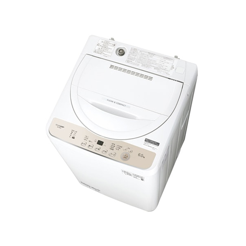 全自動洗濯機<br>ES-GE6H (洗濯・脱水6kg)