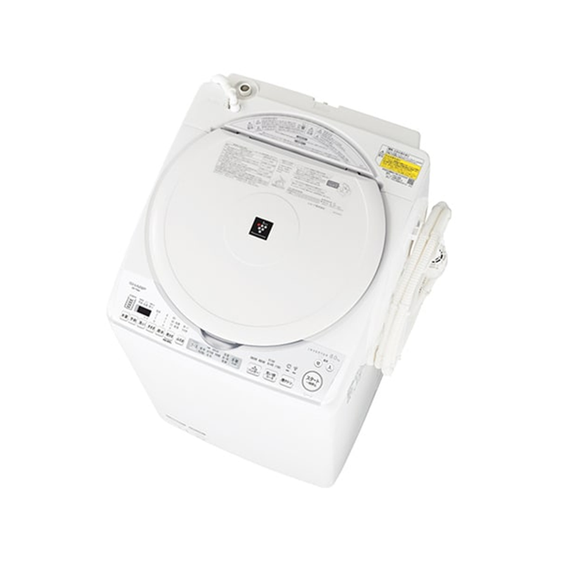 縦型洗濯乾燥機<br>ES-TX8H (洗濯・脱水8kg、乾燥4.5kg)