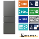 3ドア冷凍冷蔵庫　MR-CX33M (330L)