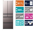 6ドア冷凍冷蔵庫　R-HWC62X (617L)
