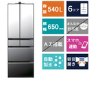 6ドア冷凍冷蔵庫　R-HXCC54X (540L)