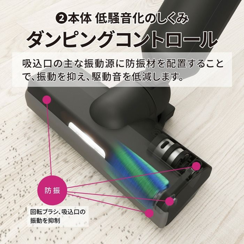 【SHARP】 ステーションタイプ コードレススティック掃除機 EC-XR2-H